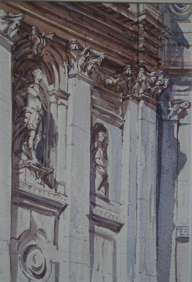 East Facade #2, Salute